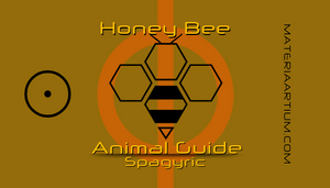 Honey Bee Animal Guide Spagyric
